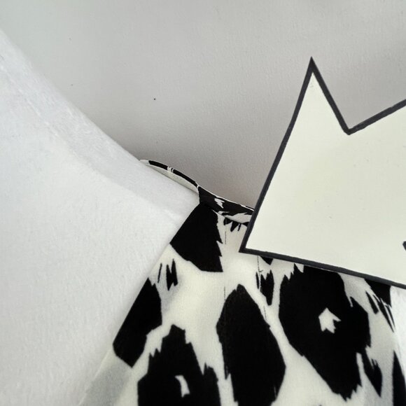 Rose + Olive Chic leopard print sleeveless top - women's medium M - Picture 10 of 11